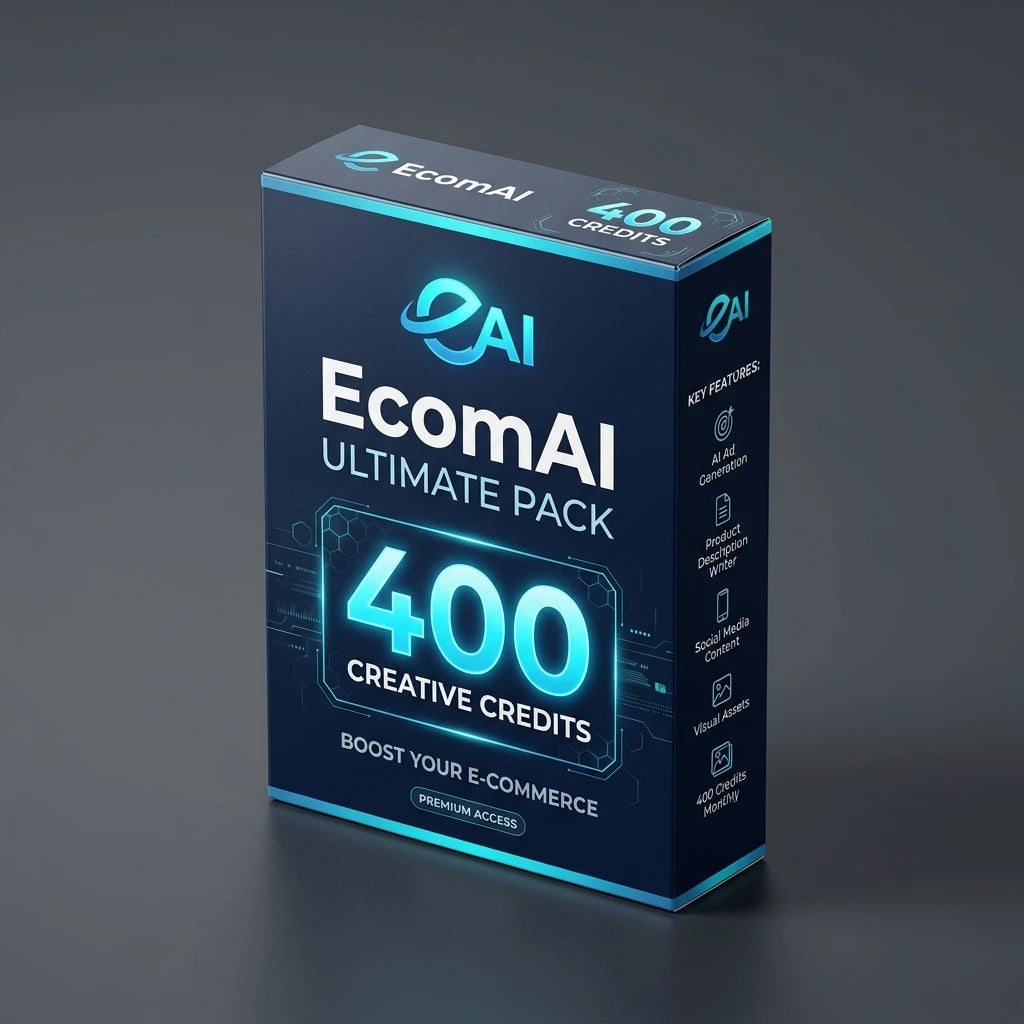 EcomAI Ultimate Pack (400 Creative Credits)