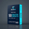 EcomAI Basic Pack (50 Creative Credits)