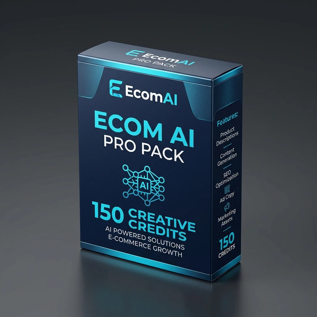 EcomAI Pro Pack (150 Creative Credits)